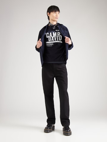 Tricou de la CAMP DAVID pe albastru