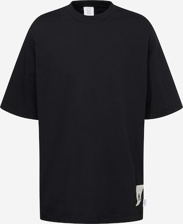 T-Shirt fonctionnel 'Lounge' ADIDAS SPORTSWEAR en noir : devant