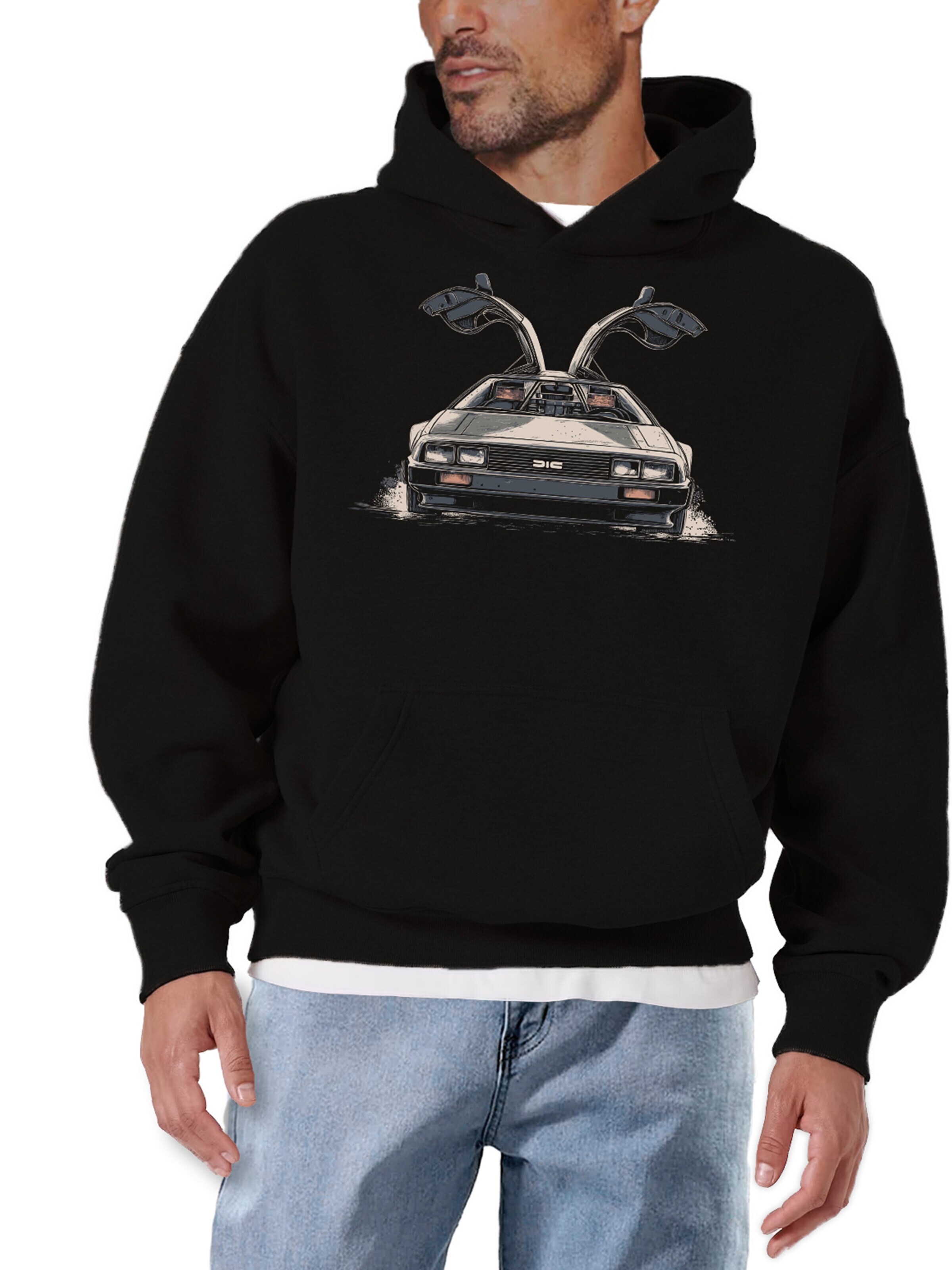 MAKAYA Sweatshirt in Black: front
