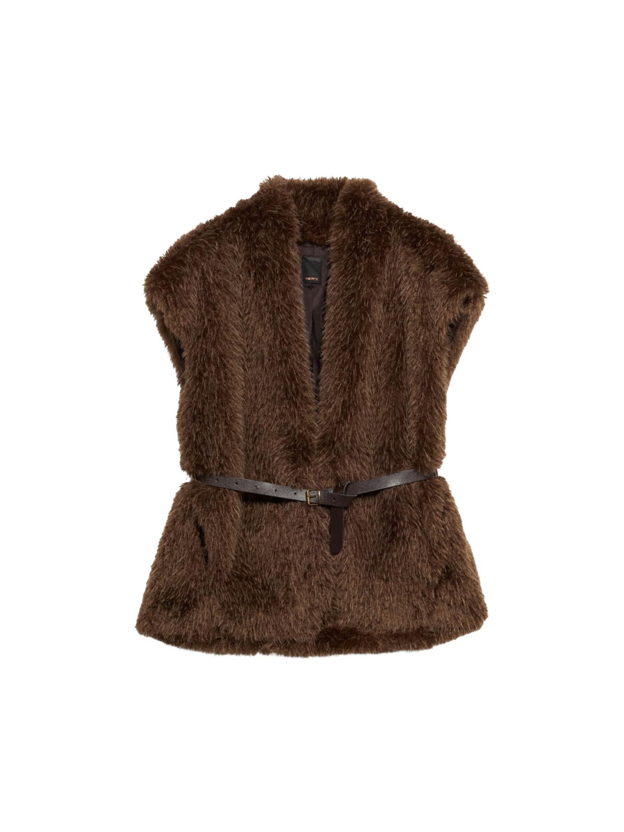 oltre Wintermantel in Bruin: voorkant