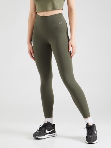 Skinny Pantalon de sport 'ZENVY' NIKE en vert : devant