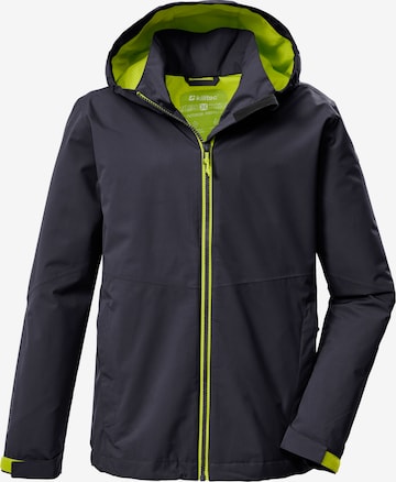 KILLTEC Outdoorjacke in Schwarz: Vorderseite