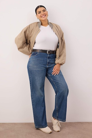 Trendyol Curve Wide Leg Jeans i blå