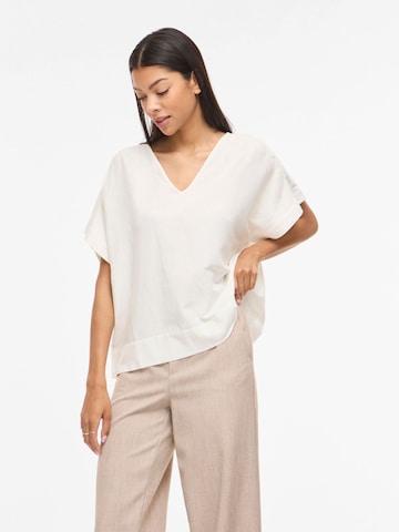 VILA Shirt 'VIPRISILLA' in Wit: voorkant