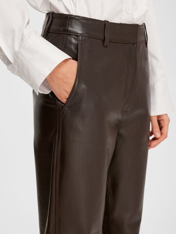SELECTED FEMME Tapered Pants in Brown