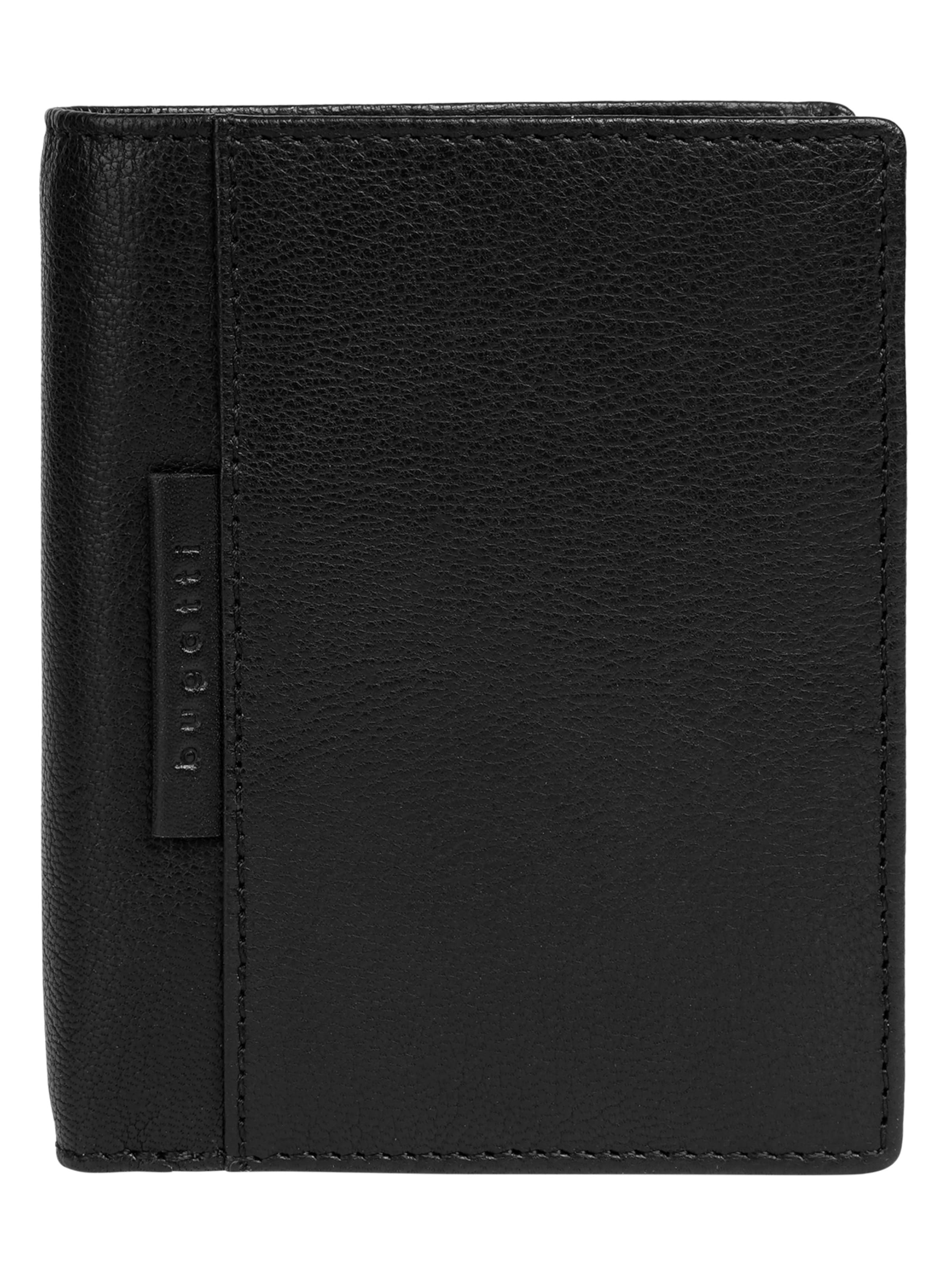 Porte-monnaies bugatti en noir : devant