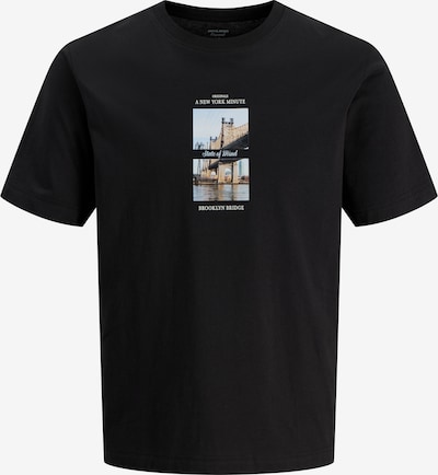 Maglietta 'JORFREDERIKSBERG' in S JACK & JONES di colore blu chiaro / cappuccino / nero / bianco, Visualizzazione prodotti