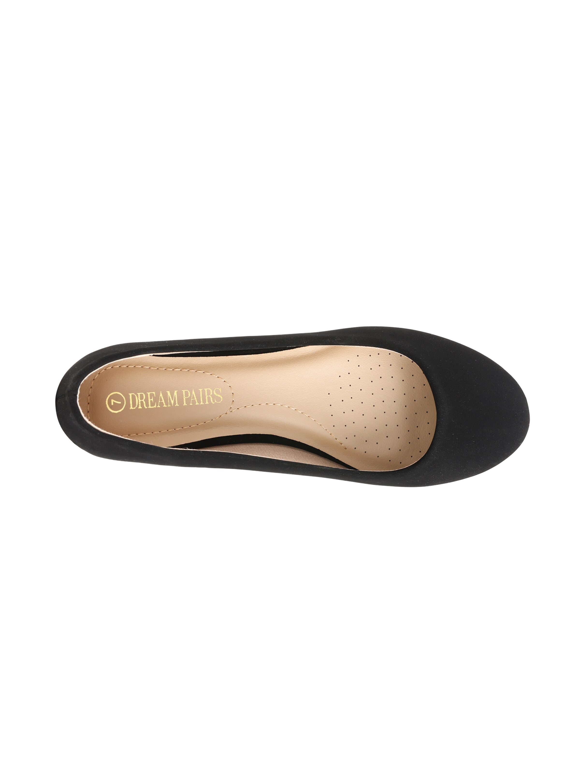 Dream Pairs Ballerina i svart