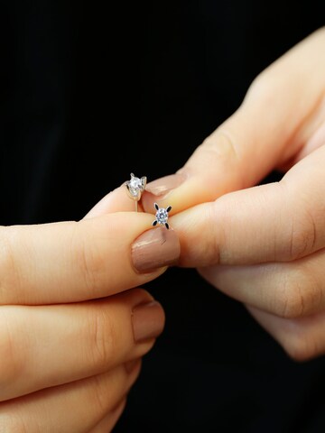 EinStein Diamant Earrings in Silver
