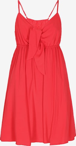 swirly Summer dress in Red: front