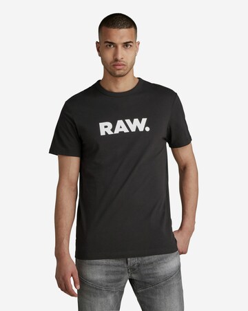 G-Star RAW T-Shirt 'Holorn' in Schwarz: predná strana