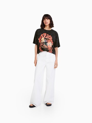 T-shirt Bershka en noir