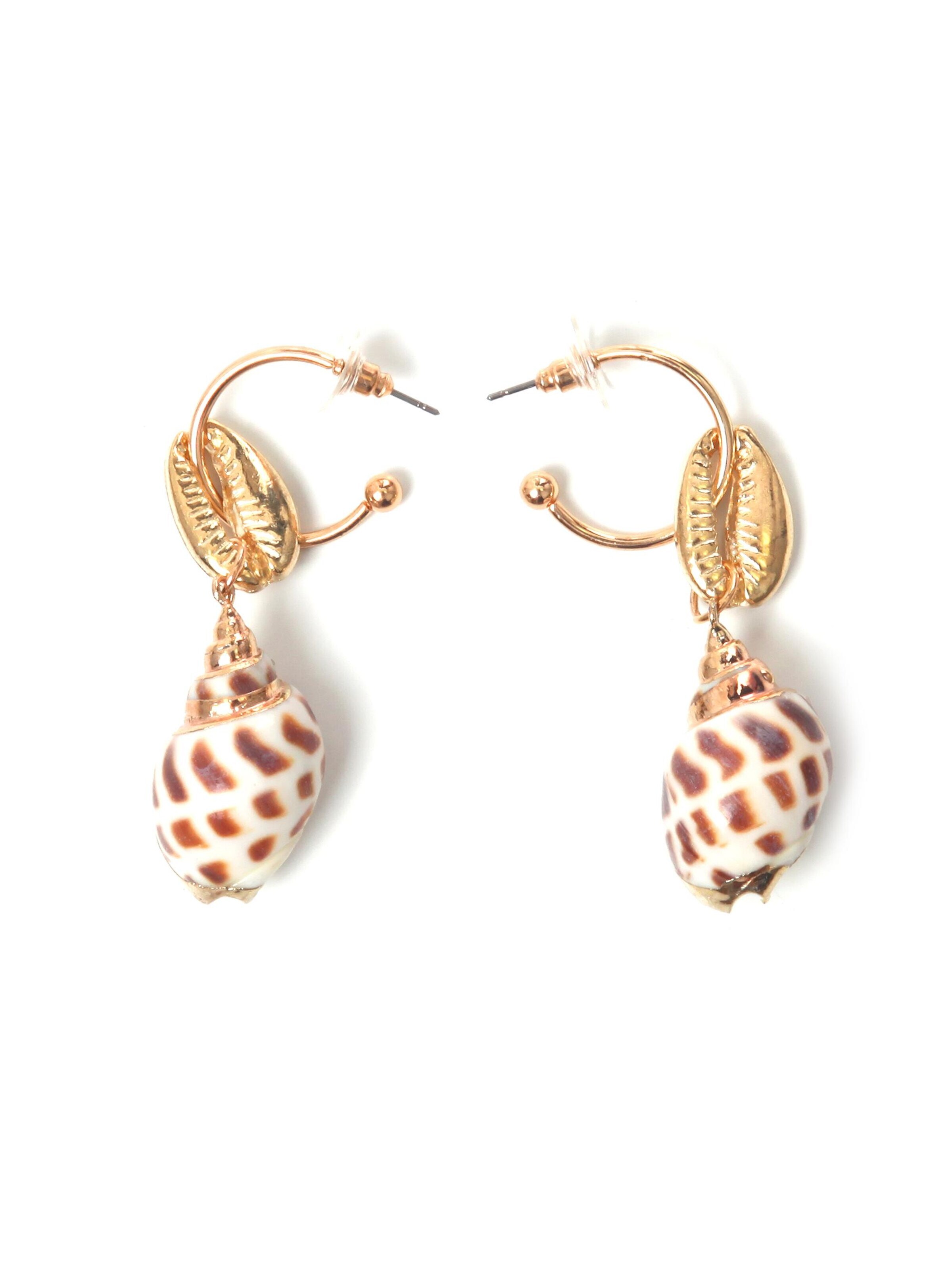 COLLEZIONE ALESSANDRO Earrings 'Tora' in White: front