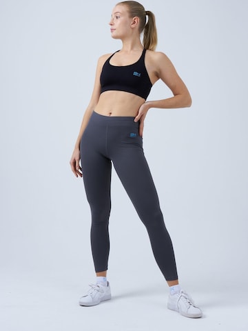 SPORTKIND Slimfit Leggings 'Leggings Lang'‌‌‌‌‌‌ in Grau: Vorderseite