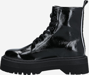ARMANI EXCHANGE Lace-Up Ankle Boots in Black