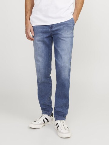 Coupe slim Jean 'MARCO FURY AM 821 ' JACK & JONES en bleu : devant