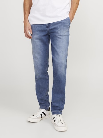 JACK & JONES Slimfit Jeans 'MARCO FURY AM 821 ' i blå: forside