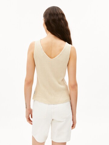 ARMEDANGELS Top 'Caaro Lino' in Beige