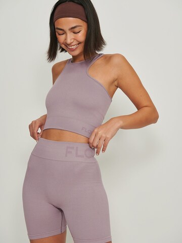 NA-KD Bralette Sports Bra in Purple: front