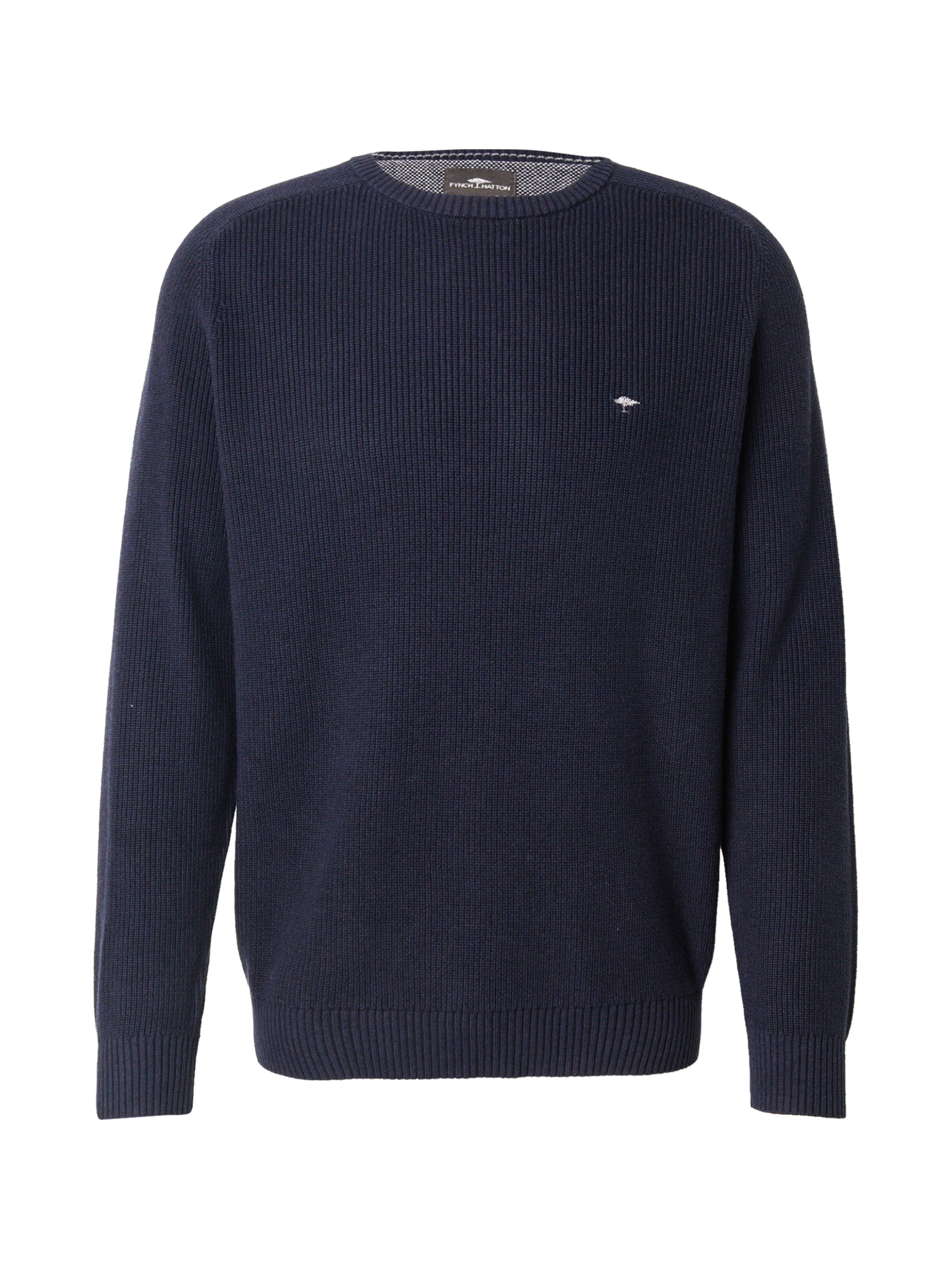 FYNCH-HATTON Sveter - Modrá: predná strana