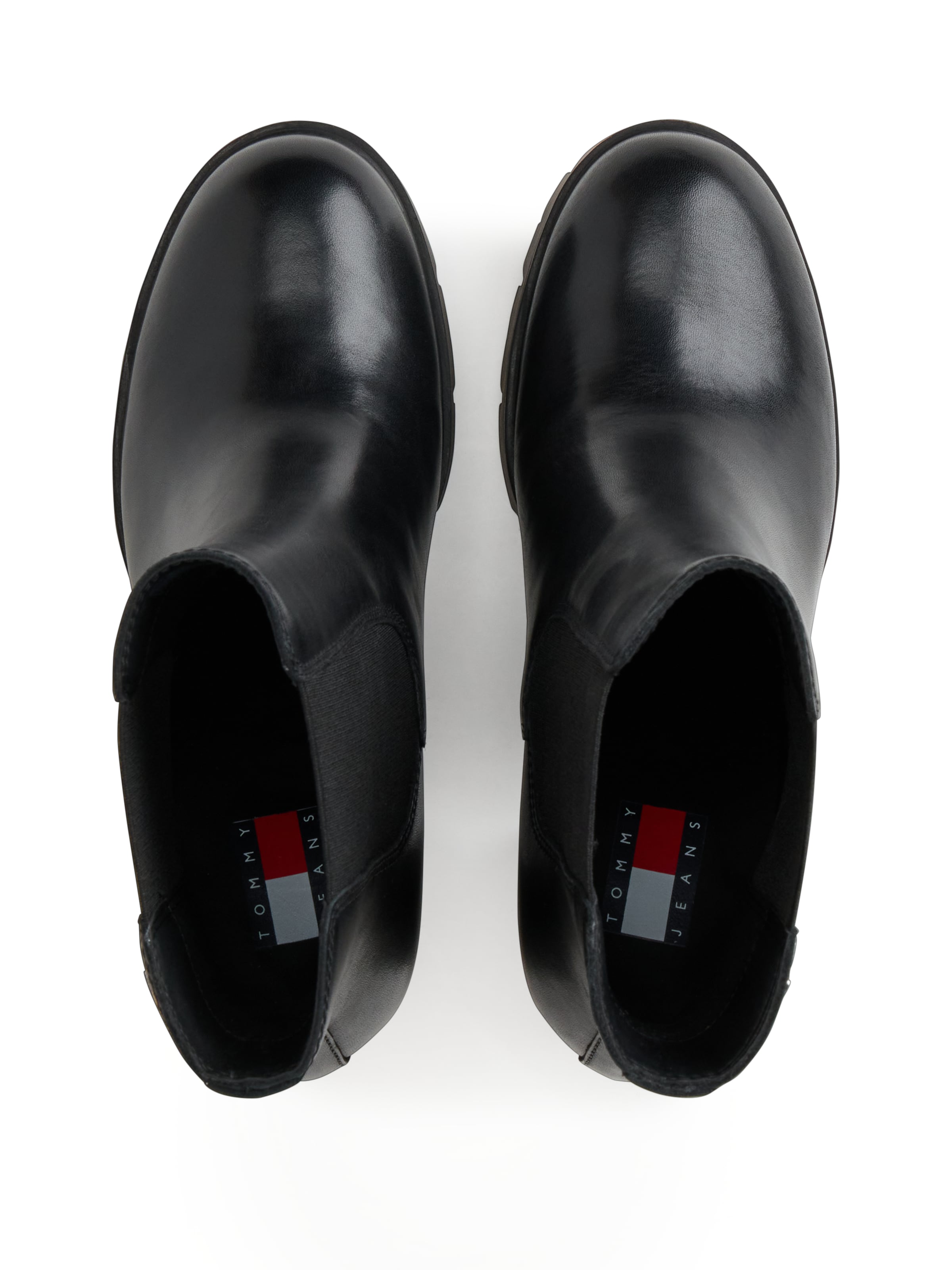 Tommy Jeans Chelsea boots in Zwart