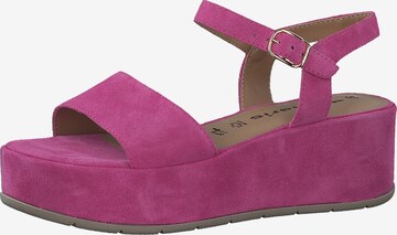 Sandalo di TAMARIS in rosa: frontale