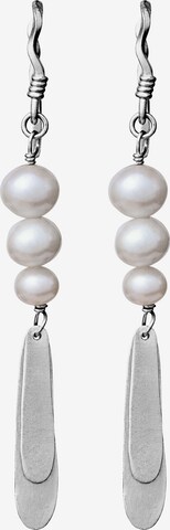 Maanesten Earring 'SMILLA' in Silver: front