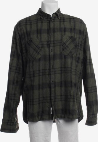 Marc O'Polo DENIM Button Up Shirt in XXL in Green: front