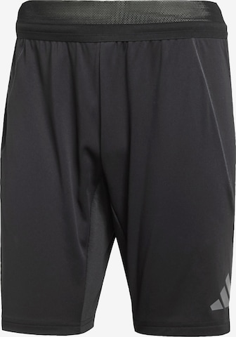 ADIDAS PERFORMANCE Sportbroek 'Tiro 25 Pro' in Zwart: voorkant