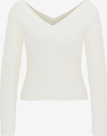 faina Pullover in Weiß: Vorderseite