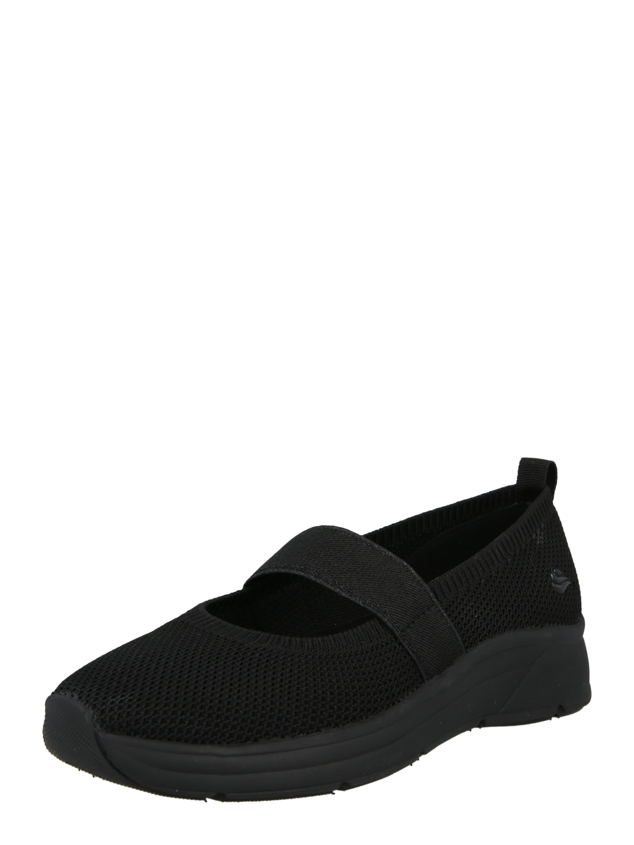 Scarpa slip-on di JANA in nero: frontale