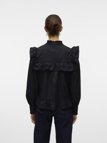 Chemisier 'STINE' VERO MODA en noir