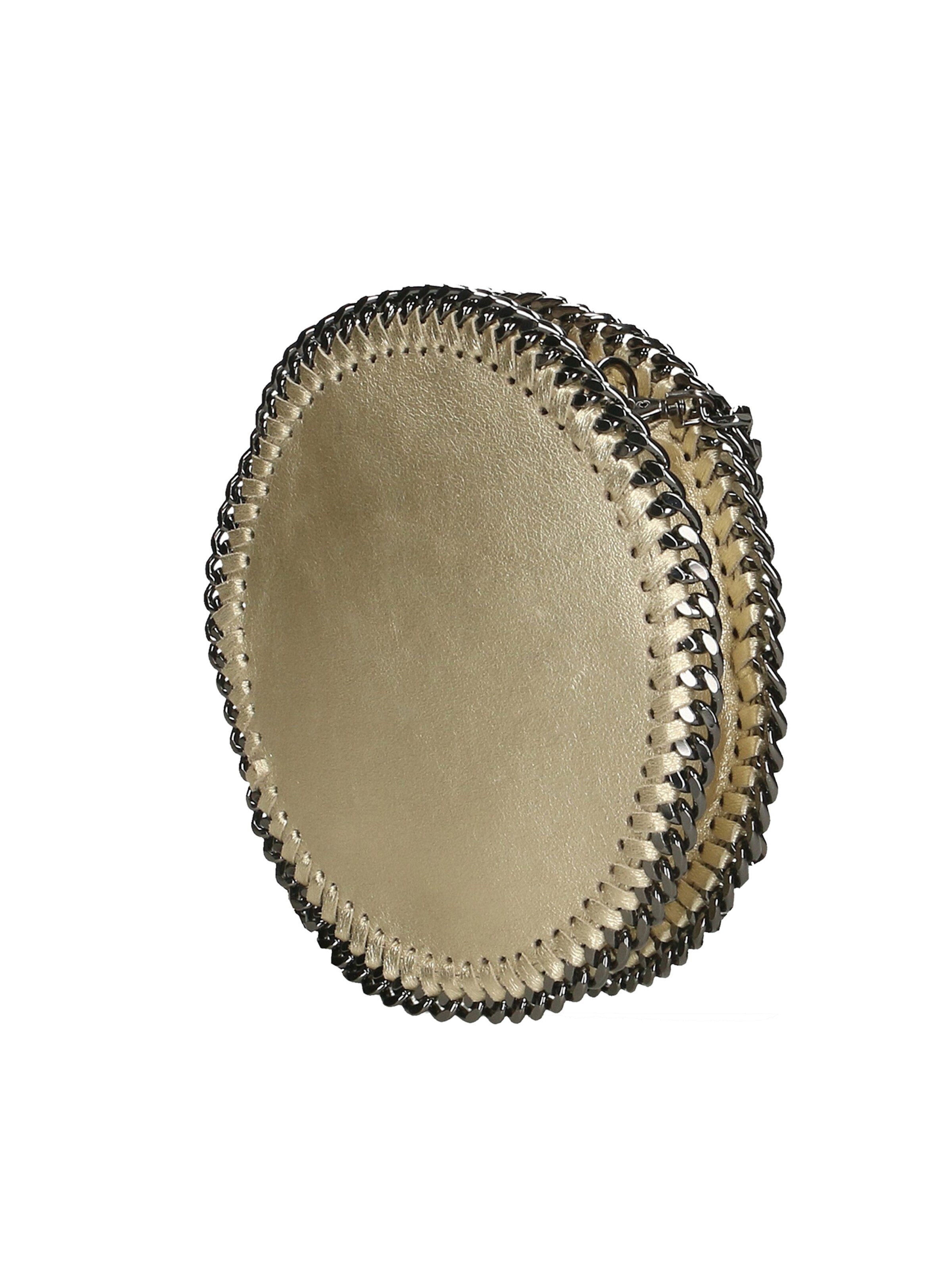 Borsa a spalla di Gave Lux in oro: frontale