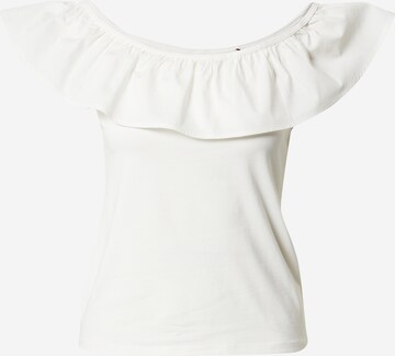 T-shirt Lindex en blanc : devant