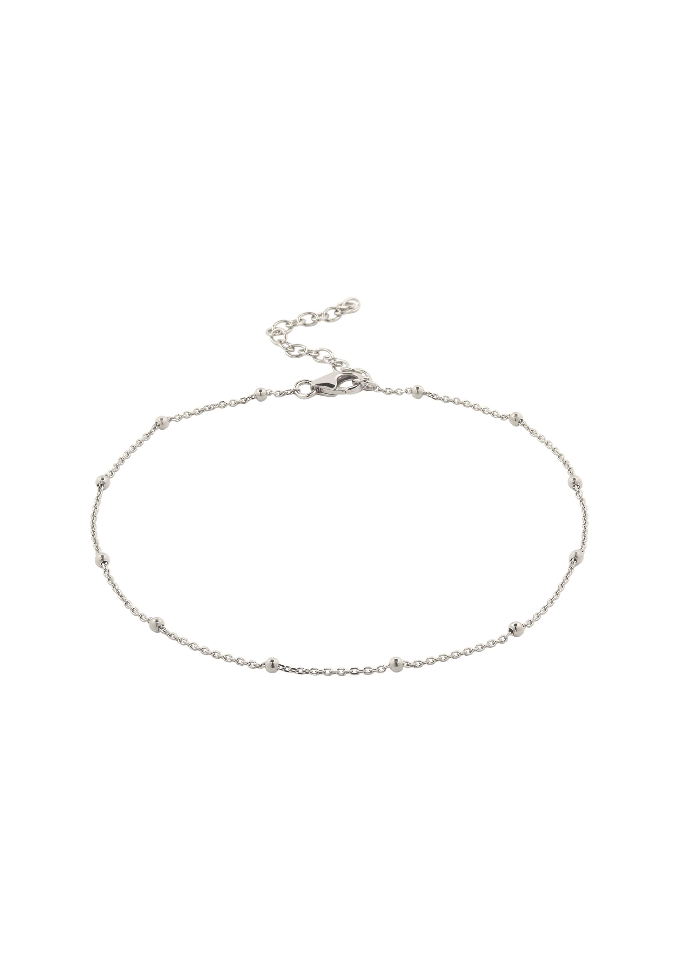Stilnest Fußkette in Silber: Vorderseite