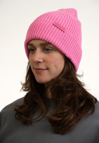 Expatrié Beanie 'Luna' in Pink: front