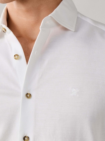 Coupe regular Chemise Hackett London en blanc