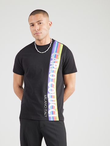 Carlo Colucci T-shirt i svart: framsida