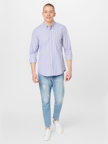 BOSS Orange - Regular Fit Camisa 'Rickert' em azul