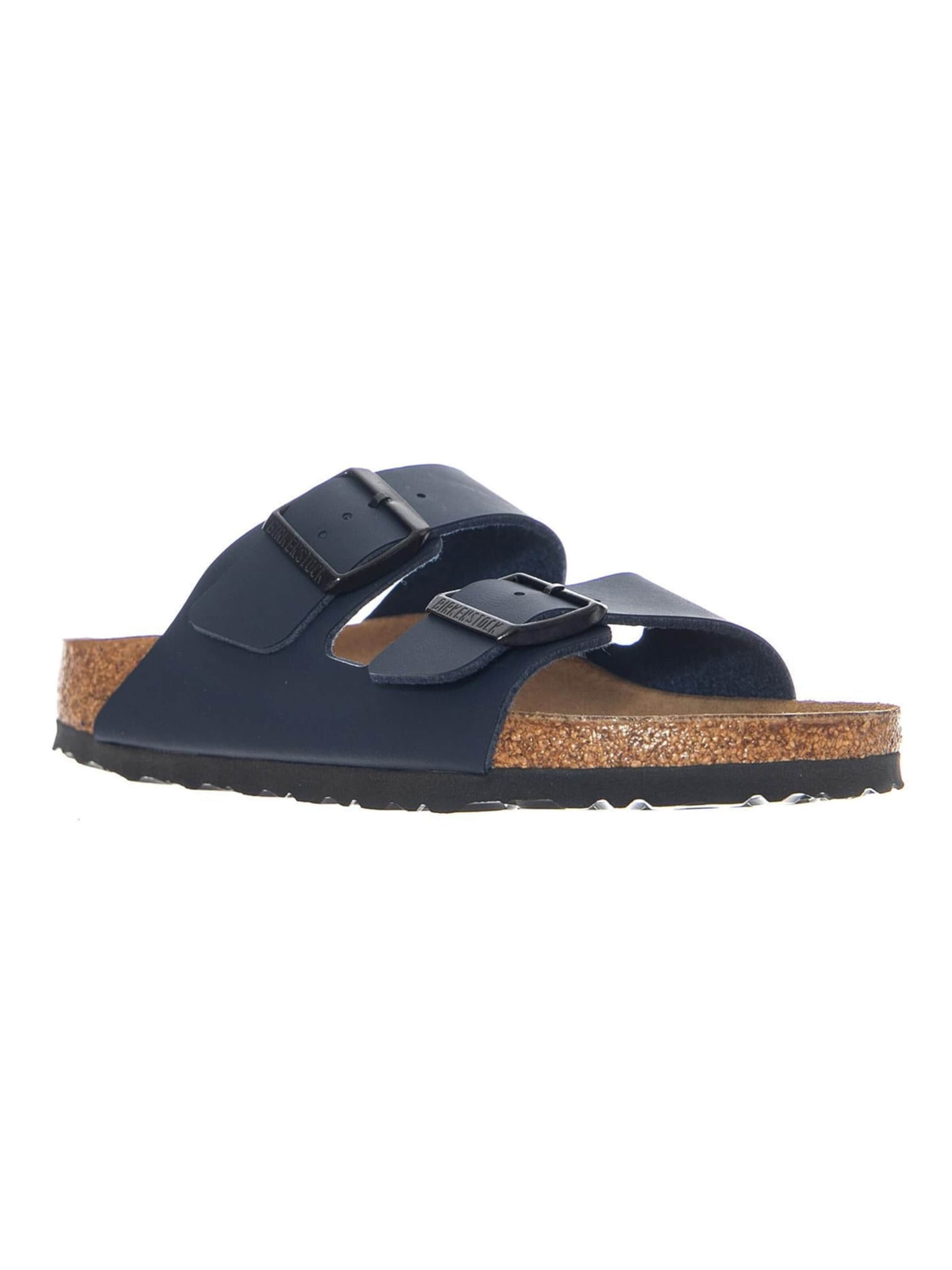 BIRKENSTOCK Sandały 'Arizona Birko Flor Narrow Fit Blue' w kolorze niebieski: przód