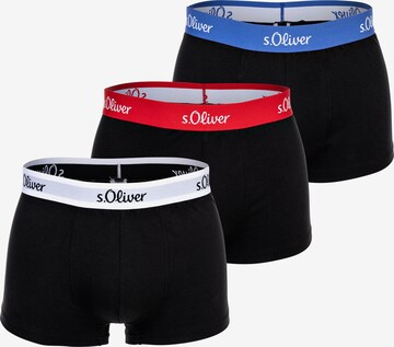 Boxers s.Oliver en noir : devant