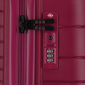 Set di valigie 'Travel Line 4600' di D&N in rosso