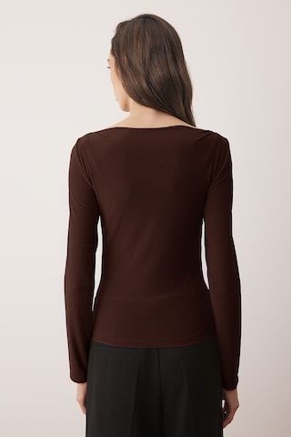 Trendyol Shirt in Brown