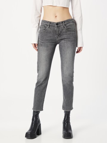 AG Jeans Slimfit Jeans in Grijs: voorkant