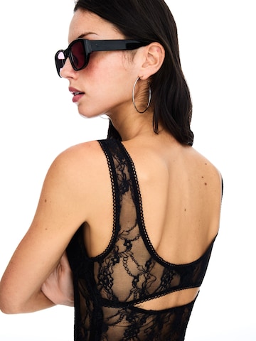 Bershka Top – černá
