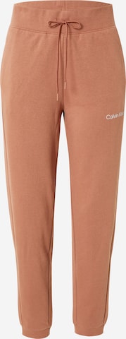 Calvin Klein Sport Spodnie sportowe w kolorze brązowy: przód