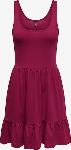 Rochie 'ONLBLOOM' de la ONLY pe roșu: față