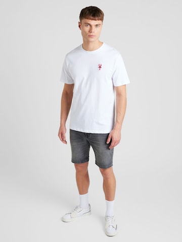 Wemoto Shirt 'Lobster' in White