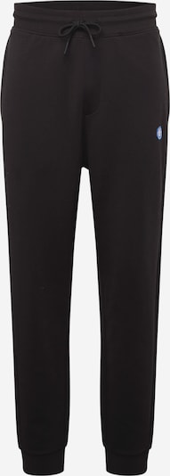 HUGO Blue Pantalon 'Nompio' en bleu roi / noir / blanc, Vue avec produit