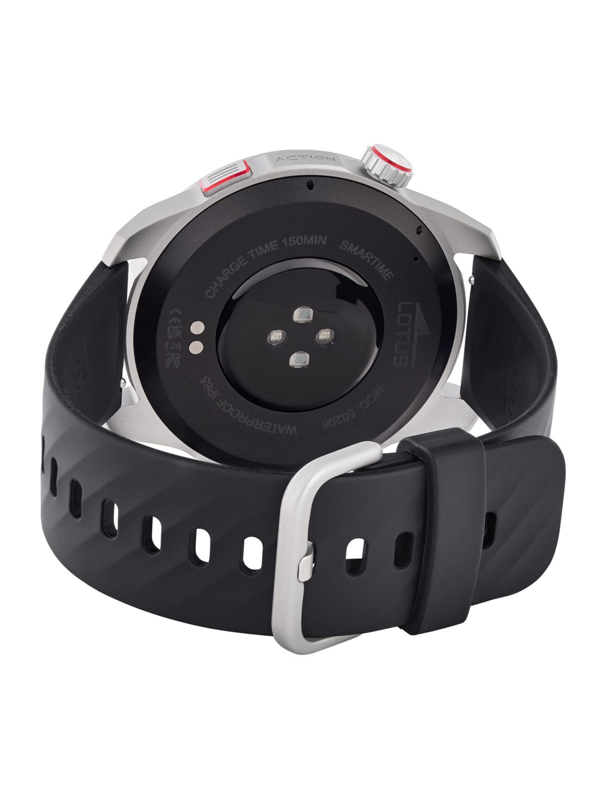 Montre digitale 'Smartwatch Smartime Paso X' Lotus en noir
